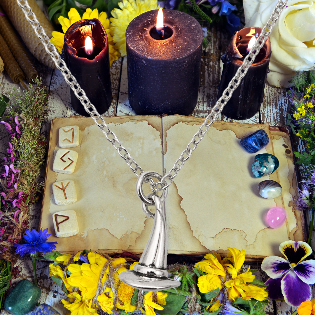 Witch’s Hat Charm Necklace