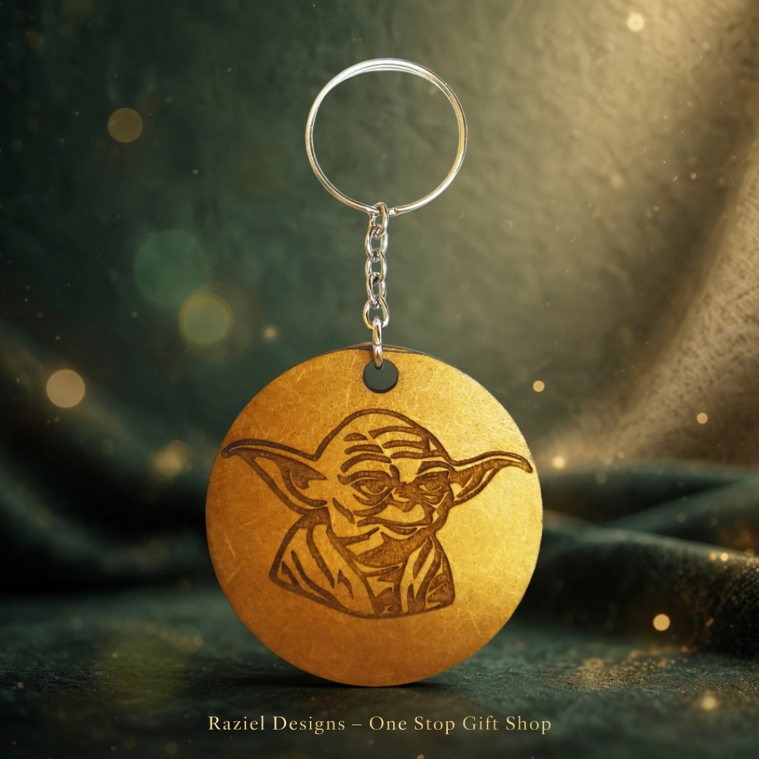 Yoda Themed Keyring