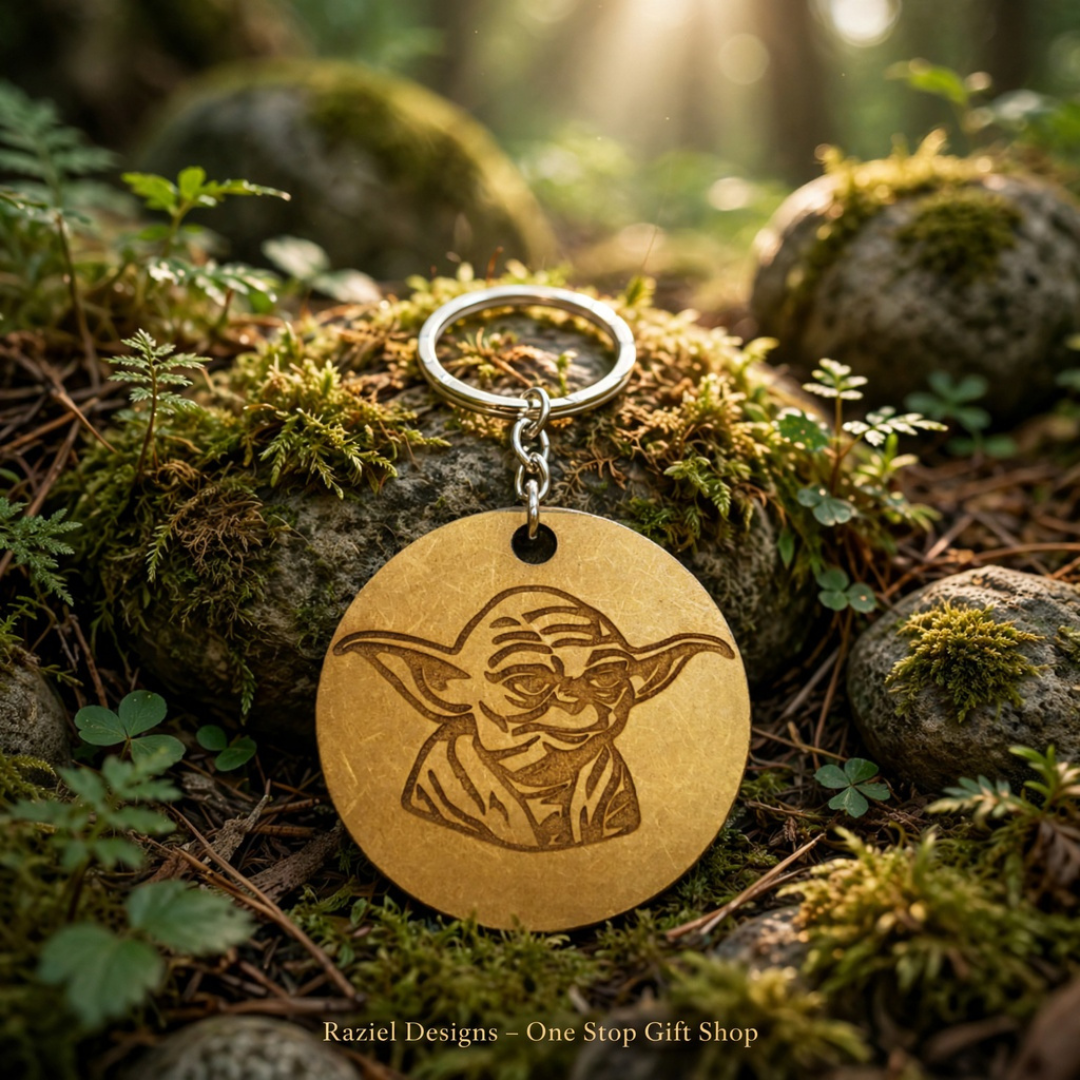 Yoda Themed Keyring