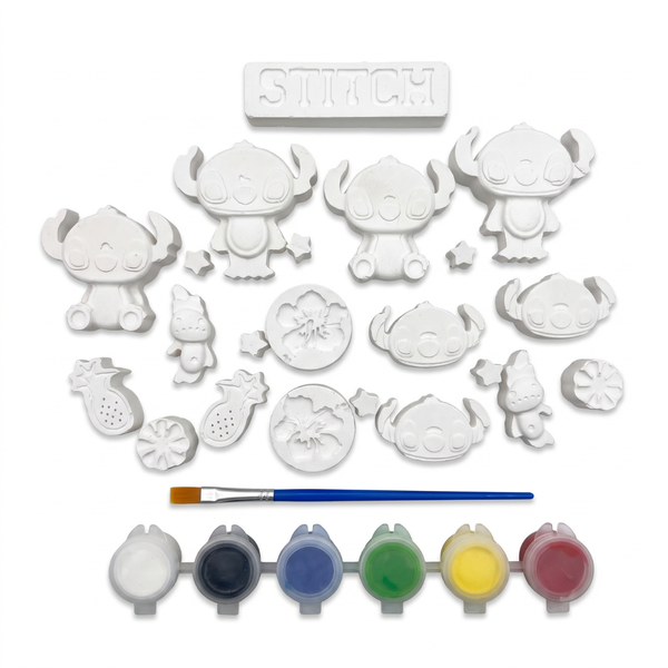 Stitch Themed Plaster Painting Kit – Raziel Designs